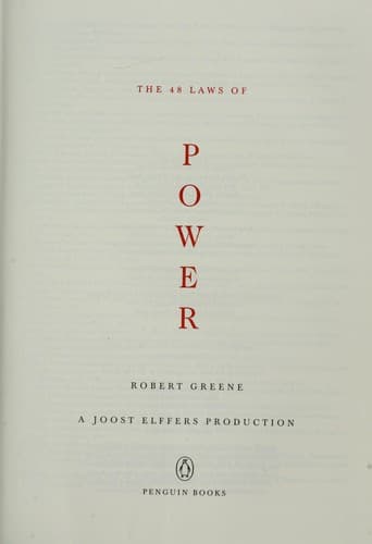The 48 Laws of Power by Robert Greene
