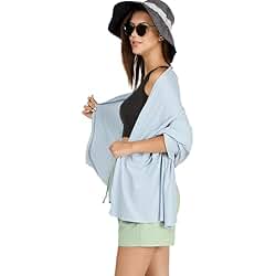 AI'MAGE Womens Kimono Beach Cover Up Crochet Swimsuit Knit Cardigan