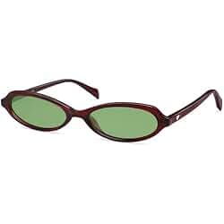 VANLINKER Retro Small Oval Sunglasses Narrow Round Cateye